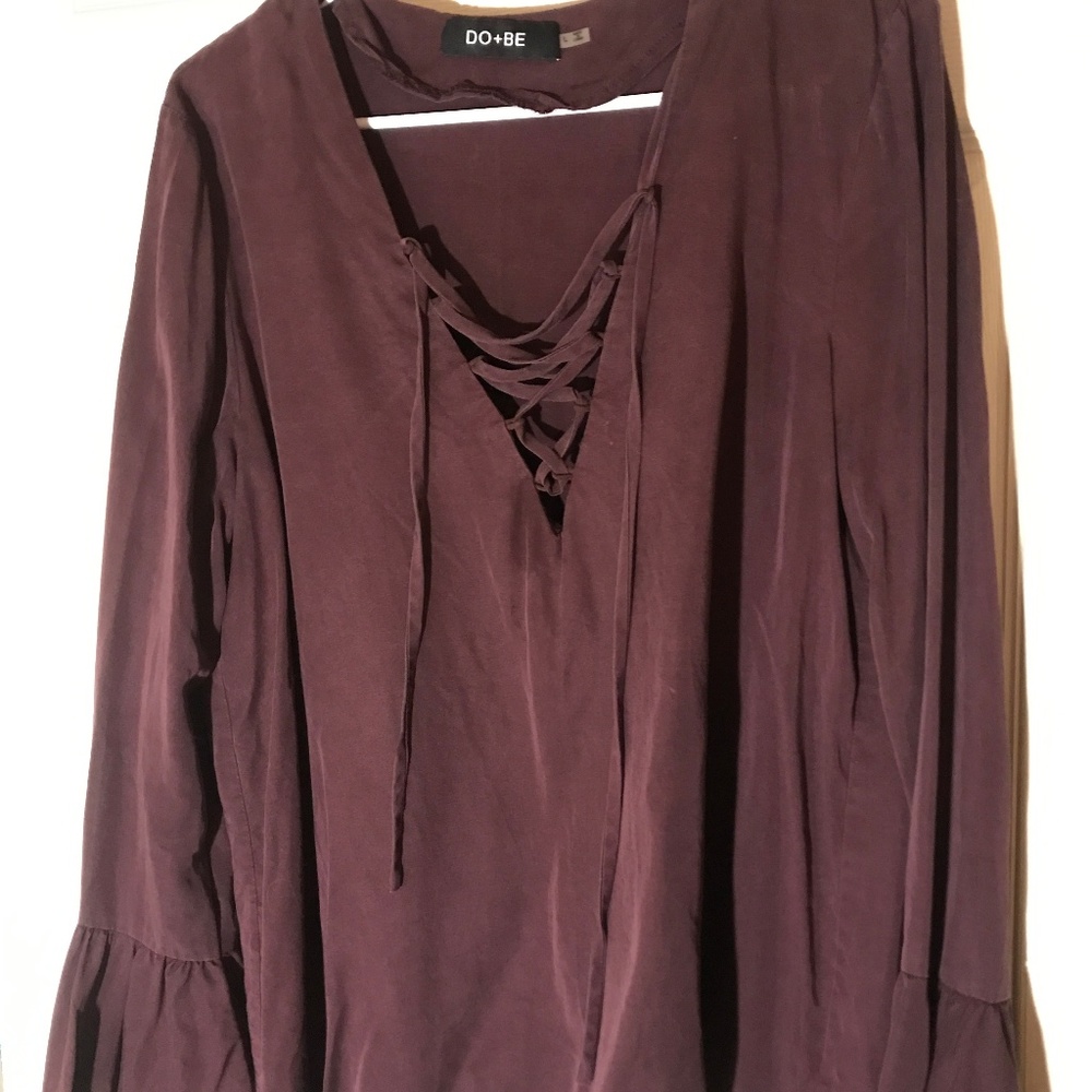 Maroon boutique top